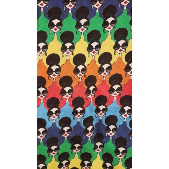 Alice+Olivia Willa 100% Silk Button Down Blouse Face Print NWT MSRP $375 Size XS - Picture 8 of 13